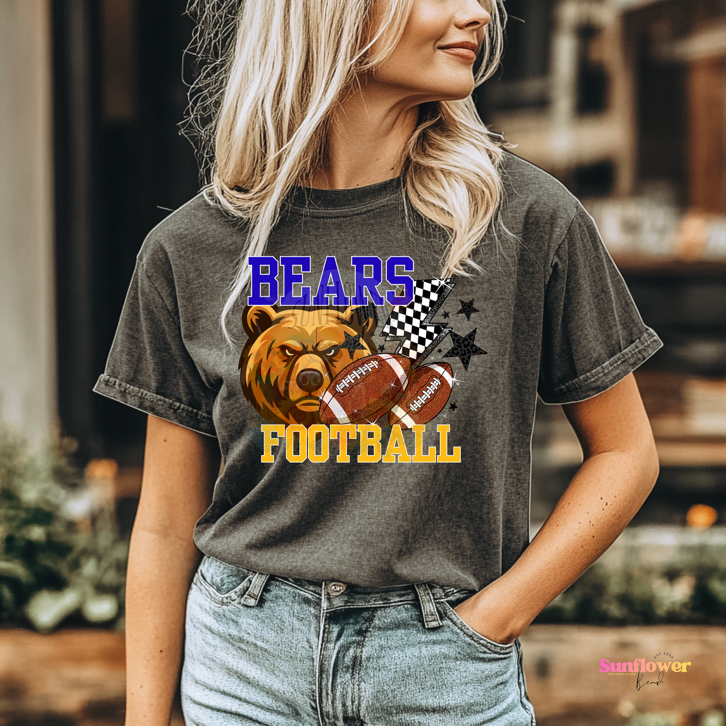 Bears Football Blue & Gold