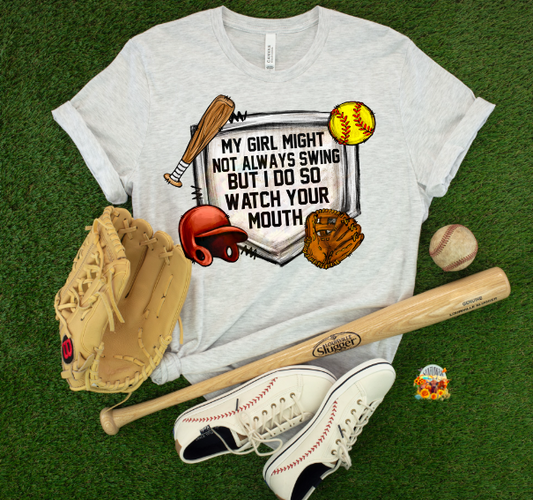 My Kid May Not Always Swing Baseball/Softball