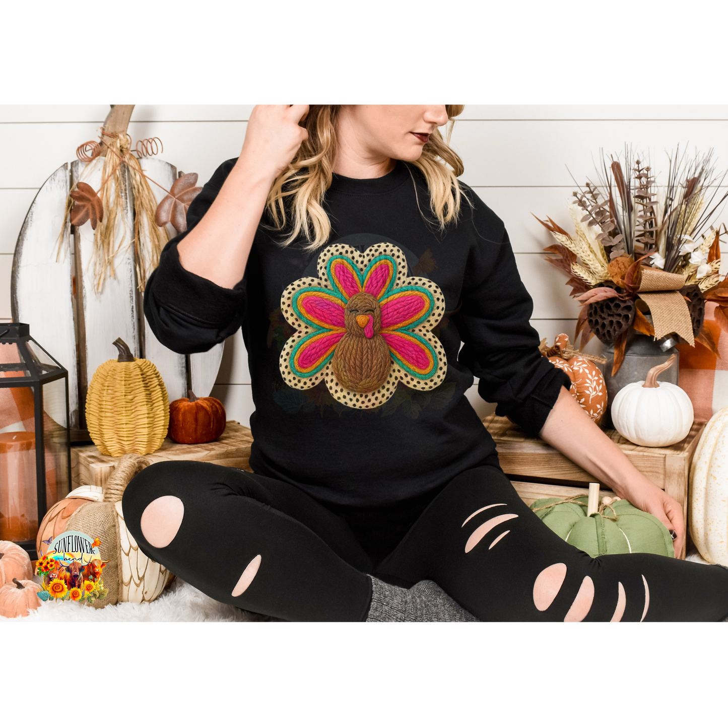 Faux Yarn Turkey