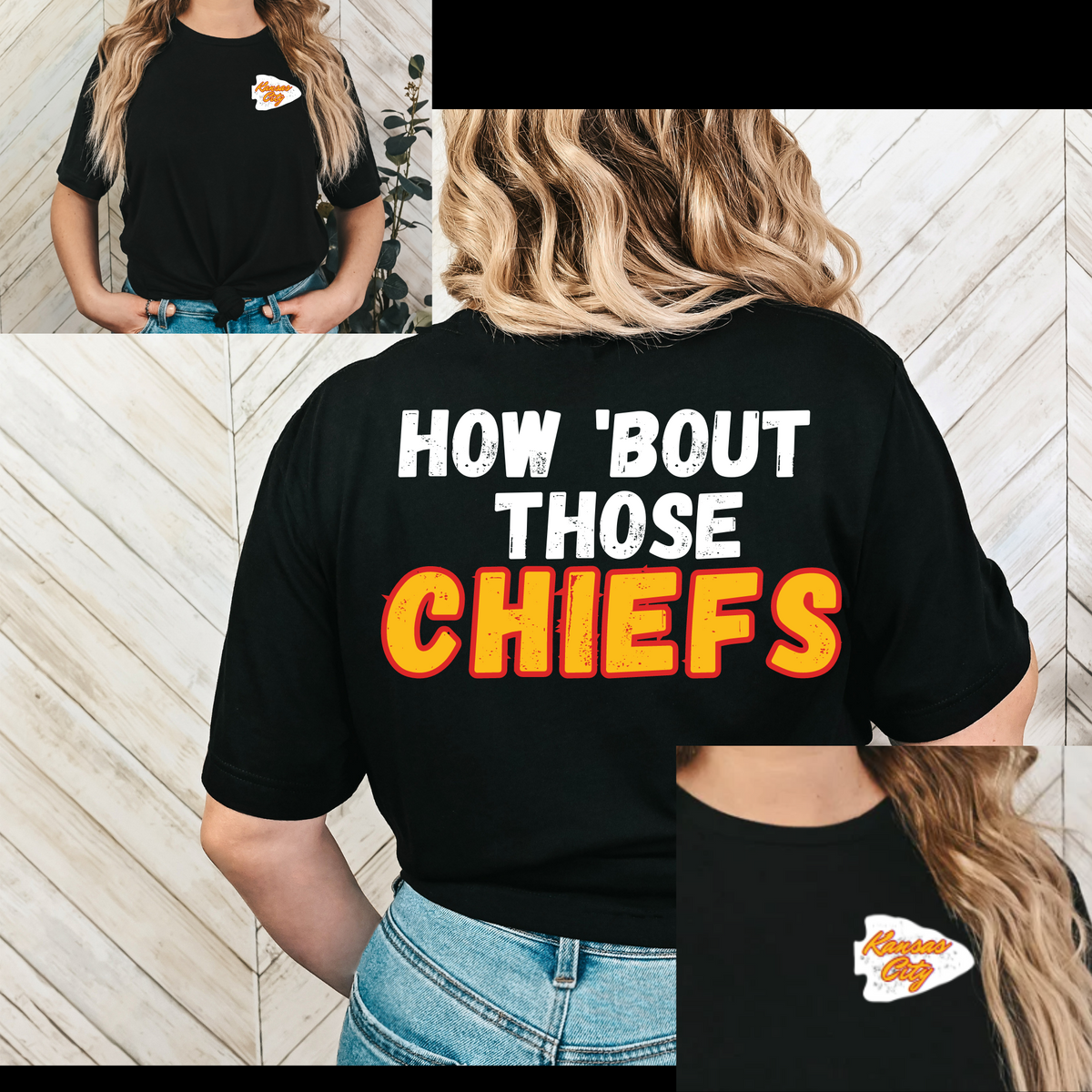 Fountain City Designs KC How Bout Those Chiefs? Red T-Shirt