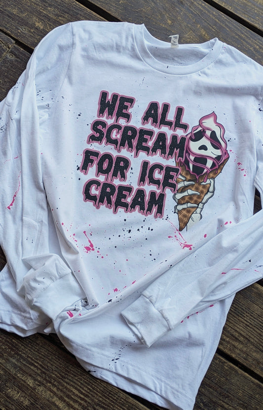All scream Medium long sleeve