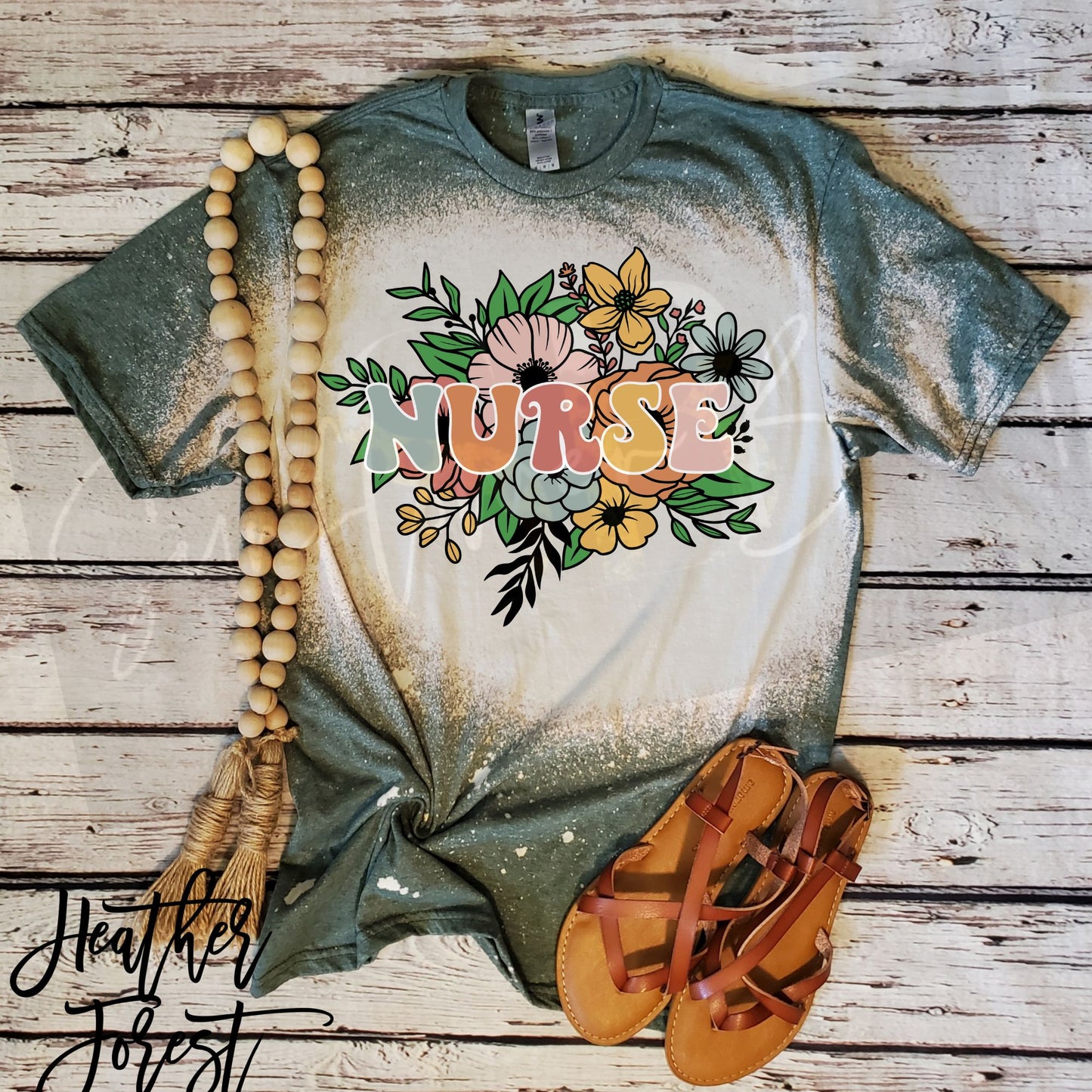 Nurse W/Flowers