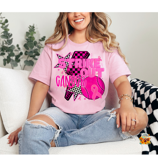 Strike Out Cancer Pink Out
