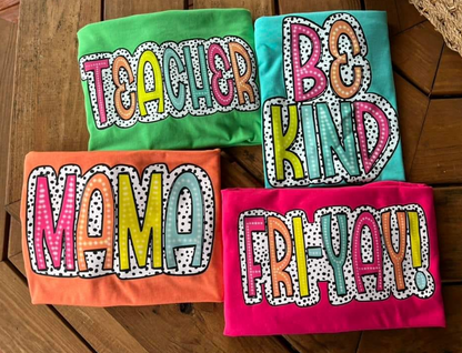 Colorful Dalmatian Words