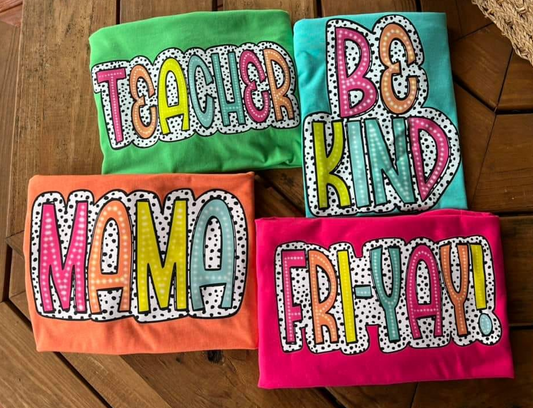 Colorful Dalmatian Words