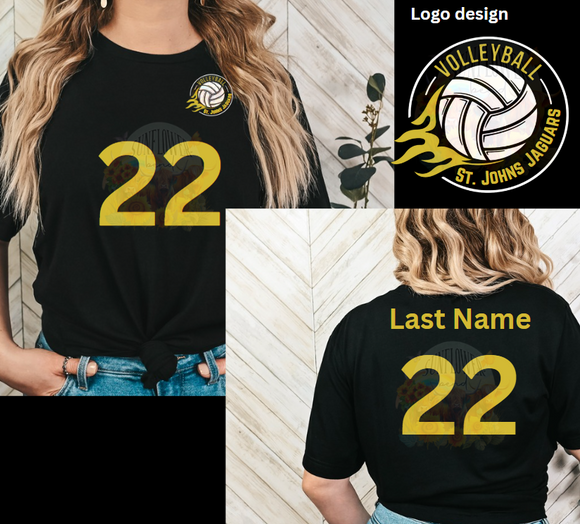 St Johns Jaguars Volleyball Shirts