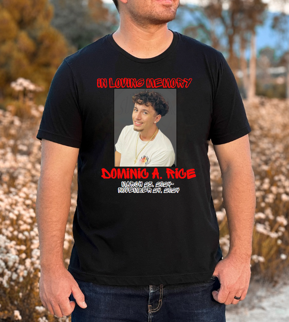 Memorial Shirt Dominic Rice