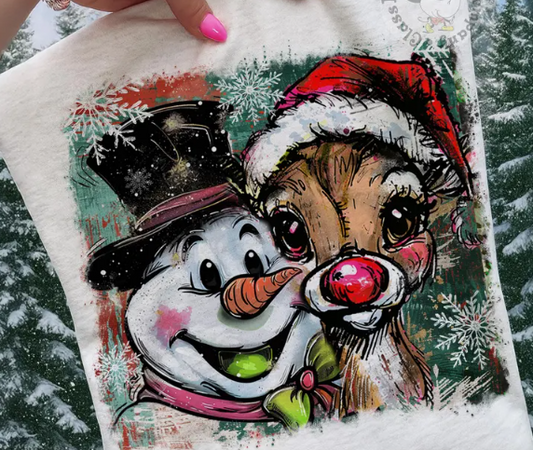 Retro Snowman