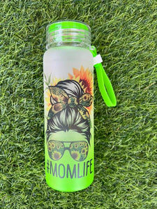 Sunflower Mom Life Water Bottle