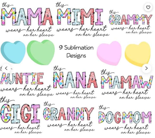 This.. Wears Her Heart On Her Sleeve